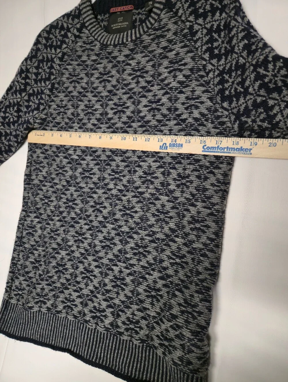 Scotch & Soda Amsterdam Couture Fair Isle Wool Blend Crewneck Sweater